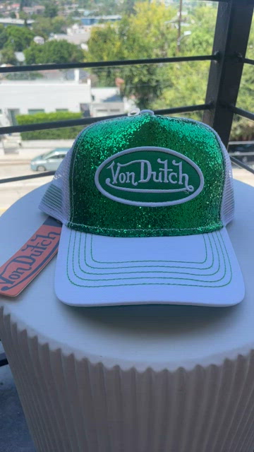 Green Glitter Trucker - Von Dutch