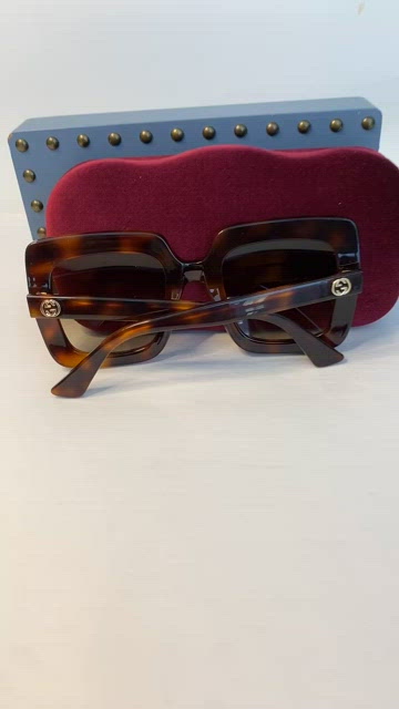 Gucci | Accessories | New Gucci Oversized Square Havana  display picture 2