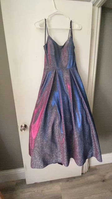 Betsy & Adam | Dresses | Betsy Adam Womens Galaxy Glitter Ball Gown |  Poshmark