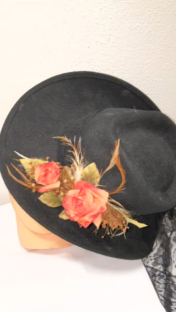 Accessories | Vintage Womens Size Medium Black Suede Cowboy  display picture 3