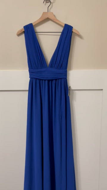 Lulus Royal Blue Heavenly Hues Maxi Dress Size XS