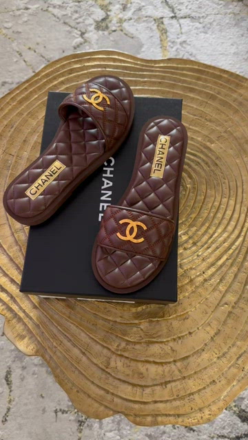 CHANEL, Shoes, Chanel Mules Lambskin Burgundy Size 38