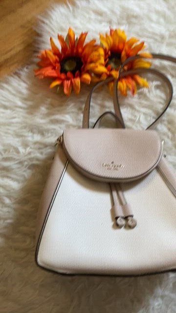 ?HP❤️nwot leather Kate spade backpack ? Kate Spade Medium Flap Leather Backpack in Black Pebbled  main image 2