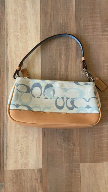 Coach | Bags | Vintage 200s Y2k Coach Pastel Blue Signature