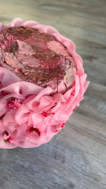Rare Vintage 1950’s Valerie Modes Garden Party Caged Floral Pill Box Hat Vintage Pillbox Veil Hat, 1950s-60s Hat, Vintage Hat  main image 3