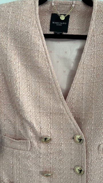 Marciano | Jackets & Coats | Marciano Katherine Tweed Jacket Blush