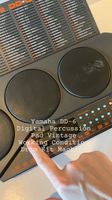 Vintage Yamaha DD-6 Drum Kit Machine Percussion Pads 1991 Music Instrument