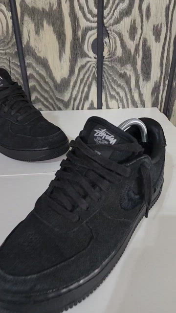 Nike | Shoes | Nike Air Force Low Stussy Triple Black Mens