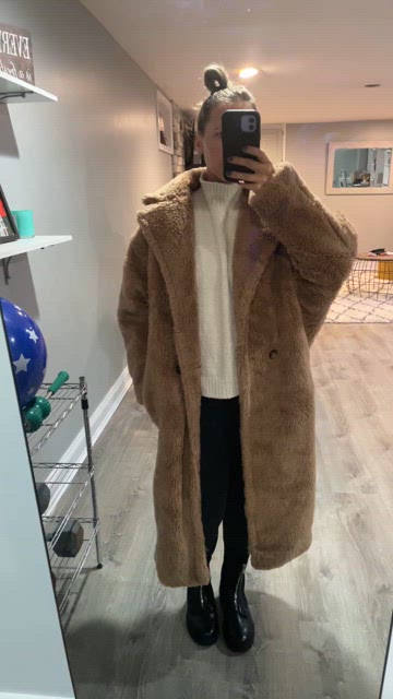 Max Mara | Woman - Teddy Bear Icon Coat in Alpaca and Cashmere - Tobacco - Size L