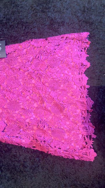 love poem magenta lace dress Lulus Love Poem Magenta Lace Mini Dress Size Small NWT