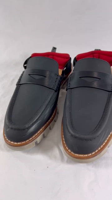 Fendi | Shoes | Fendi Black Leather Slingback Mens Loafer  display picture 1