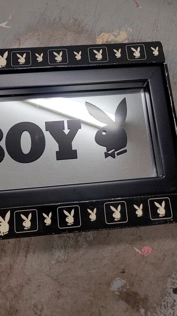 Popular Playboy vintage bunny shaped mirror