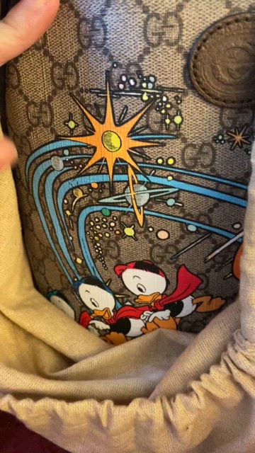 LIMITED EDITION Authentic NWT in box Gucci Disney Collab Donald Rocket Backpack 6518674d81078a4da07a0d55.jpg main image 3
