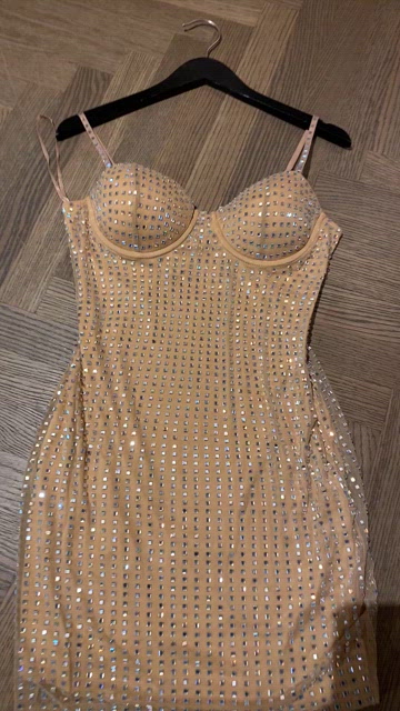 Banjul rhinestone mini dress BCCDS12838 W