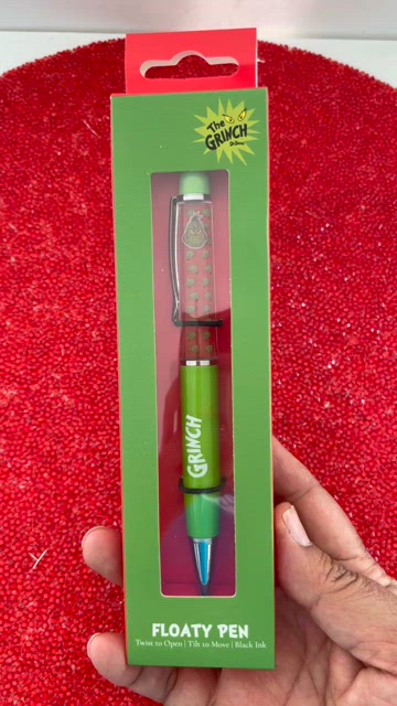 Grinch Float Pen. Youre a Mean One Christmas Snow Globe Charm Pen. Retro  Christmas Inspired Gift. Holiday Planner Pen. Stocking Stuffers. 