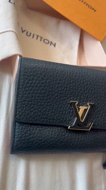 Louis Vuitton, Bags, Louis Vuitton Capucines Wallet Wild At Heart  Taurillon Leather Compact Trifold