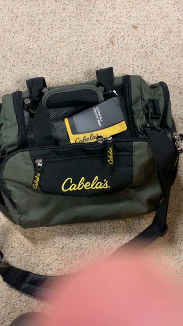 Cabela’s Small Camo Bag Hunting Fishing Gear Catch-All No Shoulder Strap