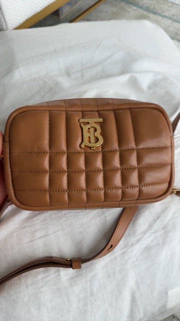 Burberry Quilted Mini Lola with Transparent Cover Shoulder Bag in Black  Lambskin Leather ref.726439 - Joli Closet