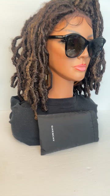 New Authentic Givenchy GV7198S Sunglasses – Black Acetate / Gold Hardware GV Day sunglasses in acetate - black in - black - BR0089R048  main image 3