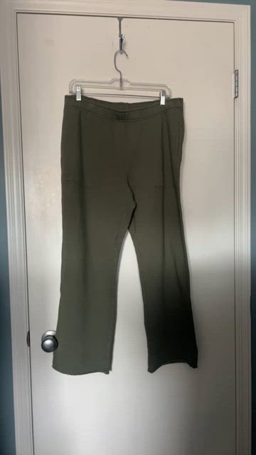 aerie, Pants & Jumpsuits, Aerie Green Slouchy Fleece Pants