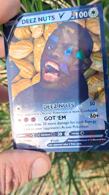 Games | Deez Nuts Meme Pokemon Card | Poshmark