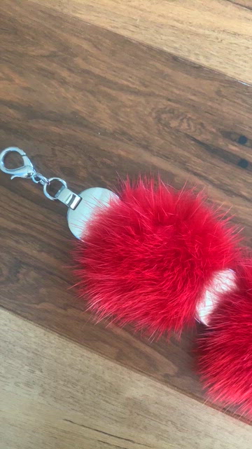 Accessories | Silver And Red Fur Chain Belt | Poshmark display picture 3