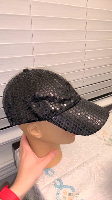 Gazzaz Black Sequin Cap Gazzaz | Accessories | Gazzaz Black Sequin Cap | Poshmark main image 4
