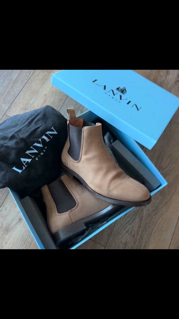 Lanvin | Shoes | Lanvin Mens Chelsea Brown Suede Boots Size  display picture 3