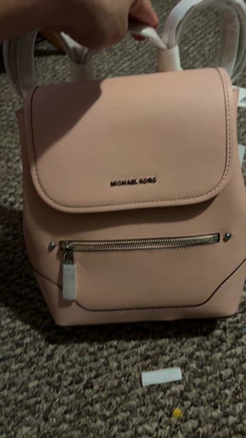 NEW Michael Michael Kors Harrison Medium Saffiano Leather Backpack Powder Pink N Michael Kors Harrison Medium Saffiano Leather Backpack  main image 3
