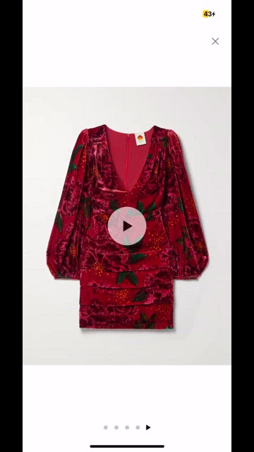 farm rio embroidered velvet mini dress FARM Rio Embroidered Tapestry Mini Dress
