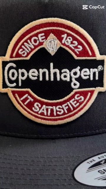 Copenhagen Chew Chaw Snuff Dip American Classic Heritage Patch Hat Cap Trucker Copenhagen Chew Chaw Snuff Dip American Classic Heritage  main image 3