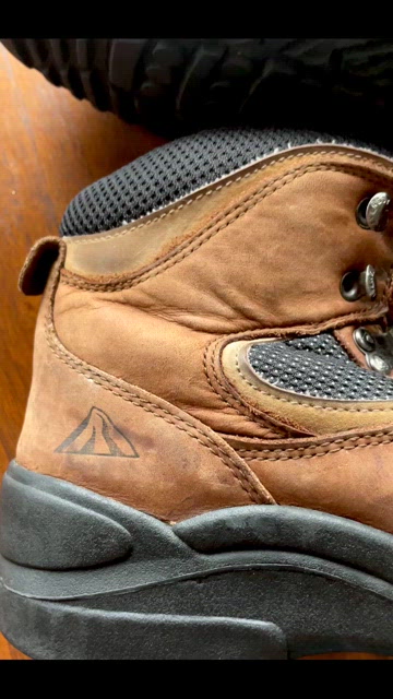 Mt. Everest Leather Hiking Waterproof Boots High Ankle Men’s Size 9 Brown Black EVEREST BROWN LEATHER WATERPROOF HIKING MENS 8 BOOTS | eBay main image 4