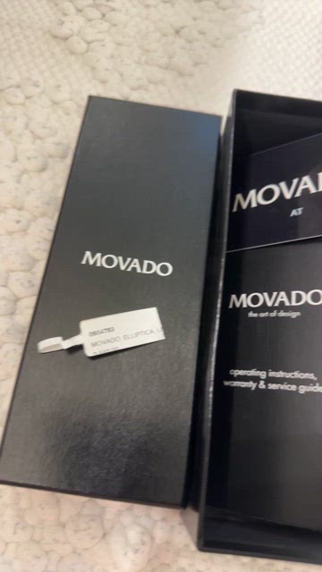 Movado Ladies Diamond Watch Elliptica Red Alligator Read Description Movado Red Label Automatic “Museum Dial” Watch Review  main image 4
