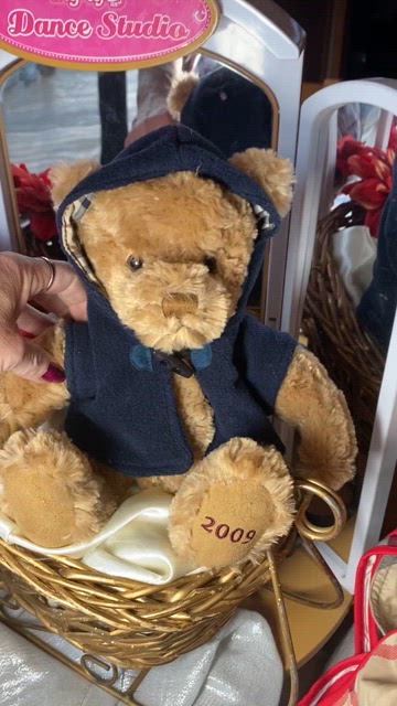 ぬいぐるみ Burberry teddy bear year 2009 BURBERRY TEDDY BEAR 2009 BROWN TAN PLUSH STUFFED TOY FLEECE