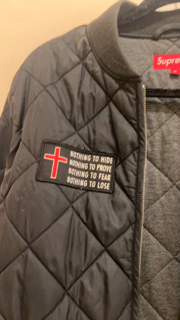 Supreme nothing to hide jacket store