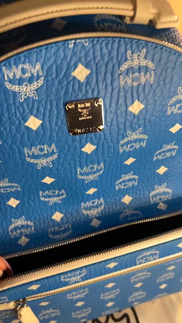 MCM | Bags | Mcm Medium Blue Backpack Brand New W Tags  display picture 1