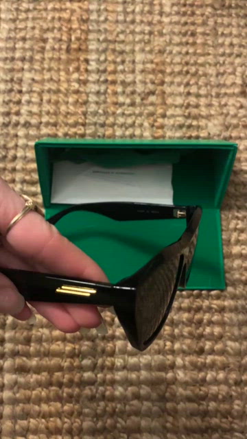 Authentic Bottega Veneta Sunglasses BV1092S New With Box Bottega Veneta BV1005S 001 Black Square Sunglasses  main image 3