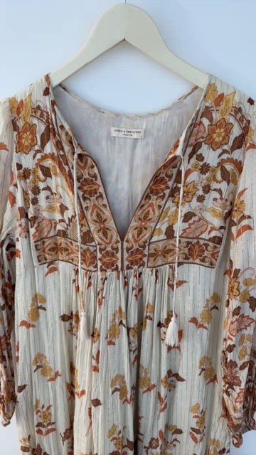 hendrix boho dress spell Spell And The Gypsy Collective Hendrix Boho Midi Dress in Dusty Pink Size  Small
