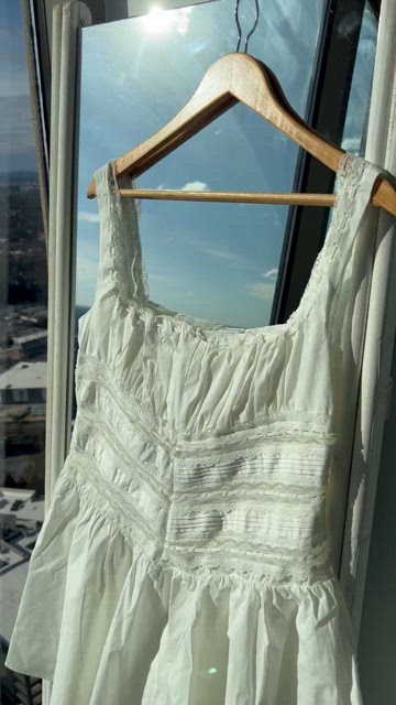 HOUSE OF CB 'Tiffani' White Lace Trim Mini Dress