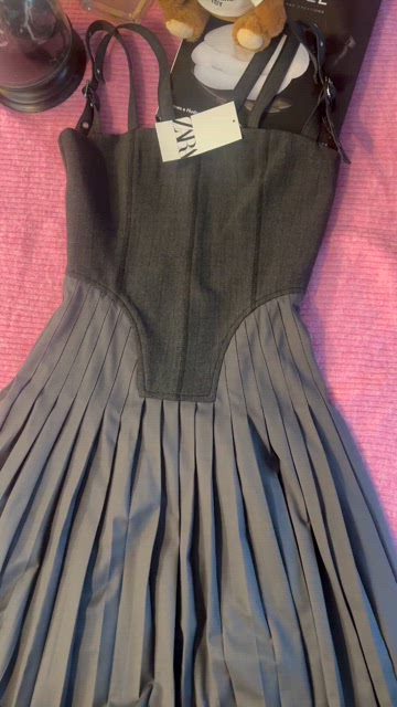 open lace back dress Corset Tulle Mini Dress in Jet Black - 6 / Long