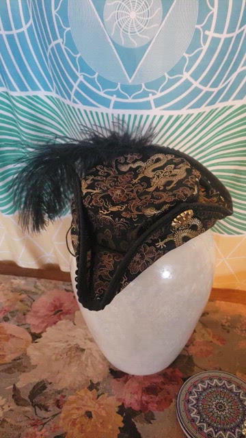 Accessories | Pirate Fascinator Hatblack And Gold Dragon  display picture 3