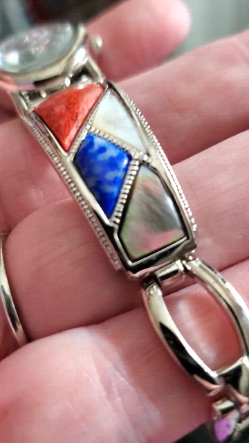 Navajo | Accessories | Vintage Navajo Native Gemstone Inlay  display picture 2
