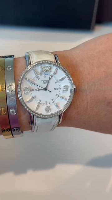 N.O.A. NOA 1675 White Dial Diamond Ladies Watch 232850_1_37bcbddc-724f-4548-  main image 4