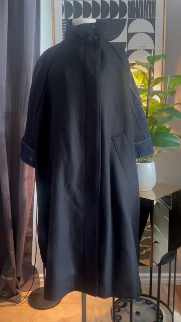 Zara | Jackets & Coats | Zara Manteco Wool Blend Cape Zw