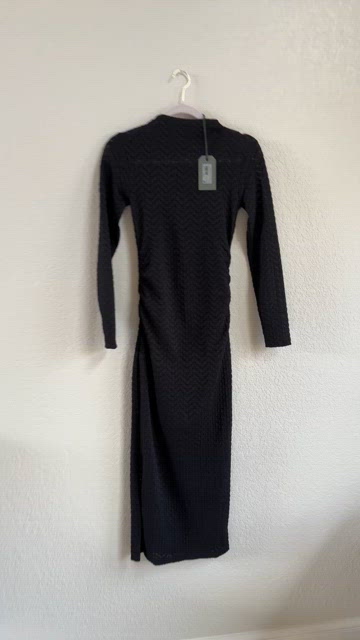 Black lace dress by Allsaints