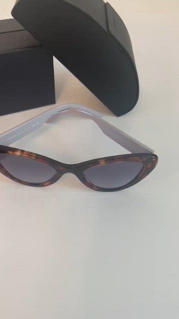 Prada NWT Havana Light Violet Gradient Blue Sunglasses Prada NWT Havana Light Violet Gradient Blue Sunglasses main image 4