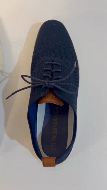 ?COLE HAAN? LEATHER LACE UP ALMOND TOE “BRITISH GRAND” OXFORDS EUC Cole Haan | Shoes | Cole Haan Original Stitchlite Wingtip  main image 2