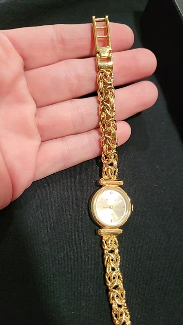 NEW Technibond 18k Gold Over Sterling Ladies Diamond Quartz Wrist Watch Technibond | Accessories | New Technibond 8k Gold Over  main image 3