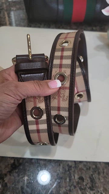 Burberry | Accessories | Burberry Leather Belt 040 With  display picture 2
