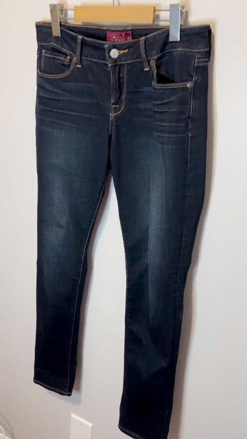 Lucky Brand, Jeans, Womens Lucky Brand Jeans Blue With Manufactured  Whiskering Size 829
